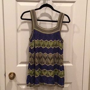 M by Missoni sleeveless top. size 42 (US 6)